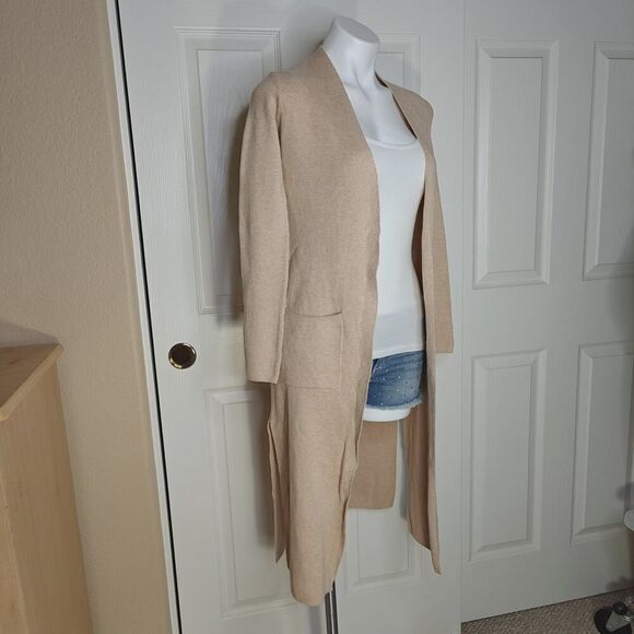 Ruby Moon open front long cardigan with pockets sz XS - Picture 3 of 10